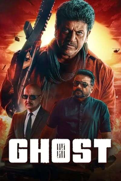 Download Ghost (2023) {Hindi + Kannada} Dual Audio UnCut Movie HD ESub 480p, 720p, 1080p